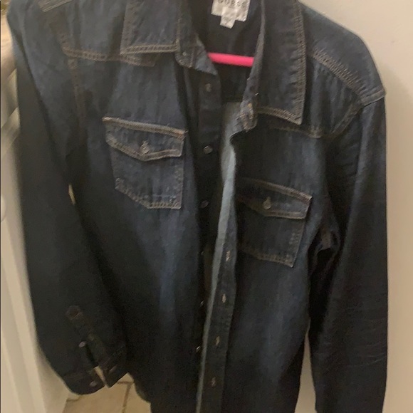 Guess - Dark Wash Denim shirt - Picture 2 of 2